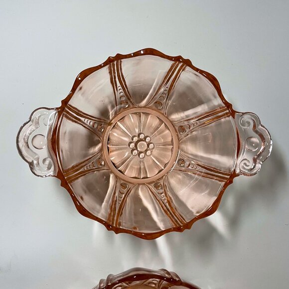 Anchor Hawking Oyster and Pearl pink glass 2-bowl set - Picture 7 of 7